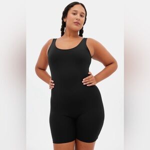 Girlfriend Collective Black Sleeveless Bodysuit